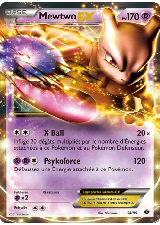 Mewtwo EX #54/99 — Destinées Futures