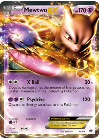 Mewtwo EX #54/99 — Next Destinies