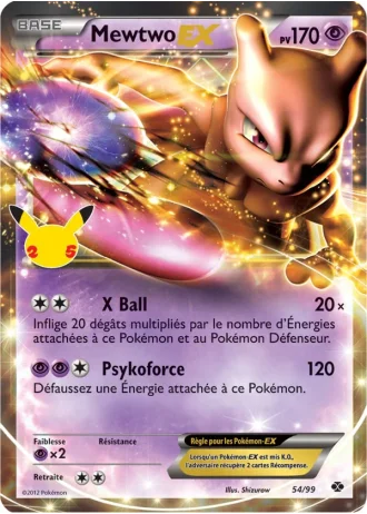 Mewtwo EX #54/99 — Collection Classique (Célébrations)