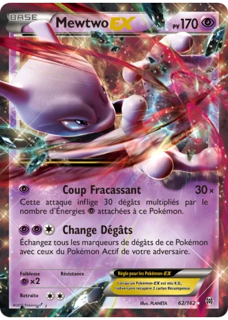 Mewtwo EX #62/162 — Impulsion Turbo