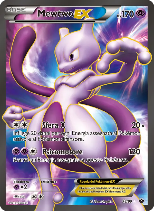 Mewtwo EX #98 — Destini Futuri