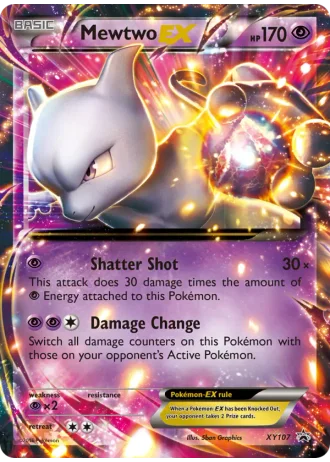Mewtwo EX XY107 — XY Promos