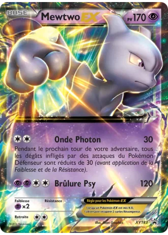 Mewtwo EX XY183 — XY Promos