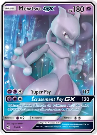 Mewtwo GX #31 — Destinées Occultes