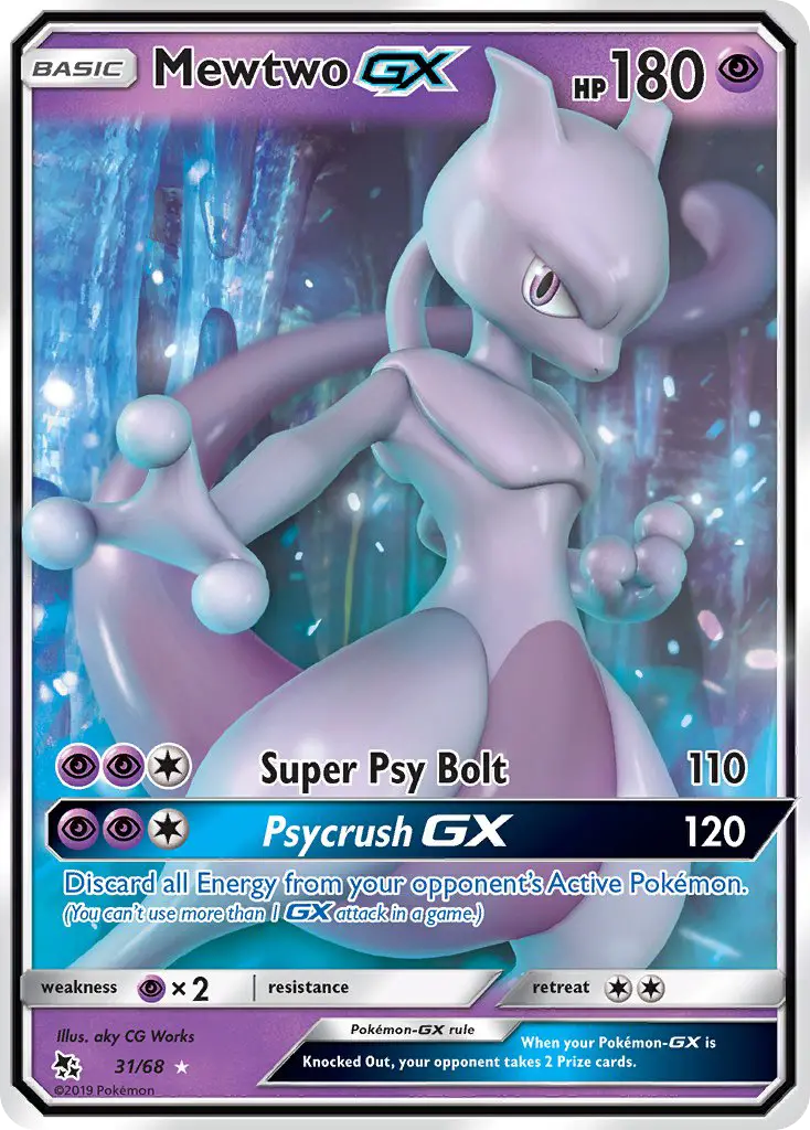 Mewtwo GX #31 — Destino Sfuggente