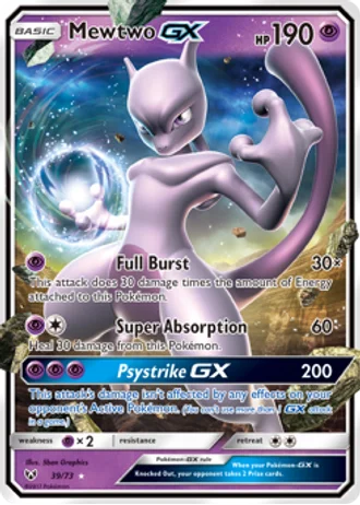 Mewtwo GX #39/73 — Shining Legends