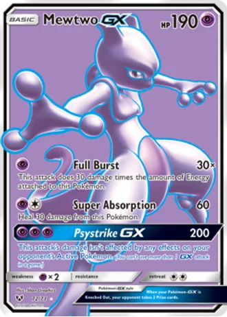 Mewtwo GX #72/73 — Shining Legends