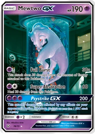 Mewtwo GX #78 — Shining Legends