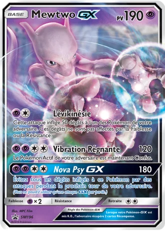Mewtwo GX SM196 — Soleil & Lune Promos