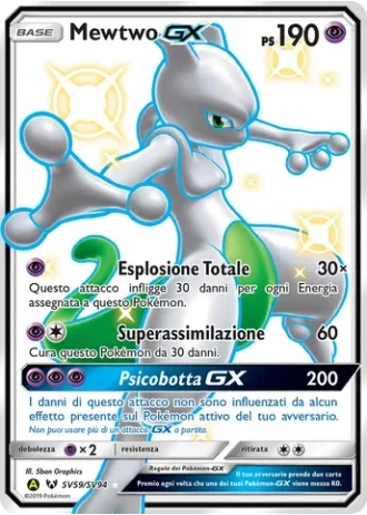 Mewtwo GX SV59/94 — Tesoro Cromatico (Destino Sfuggente)