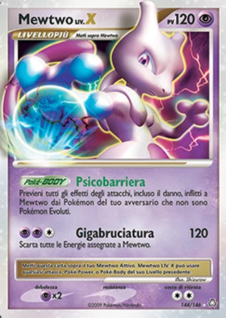 Mewtwo LIV.X #144 — Il Risveglio dei Miti