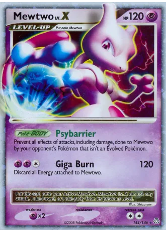 Mewtwo LV.X #144 — Legends Awakened