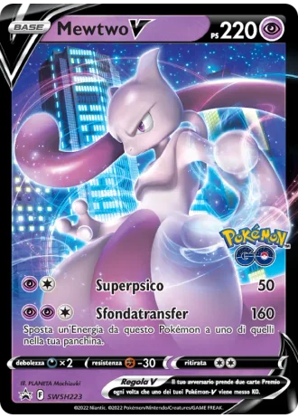 Mewtwo V SWSH223 — Spada e Scudo Promos