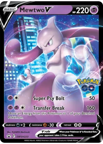 Mewtwo V SWSH223 — Sword & Shield Promos