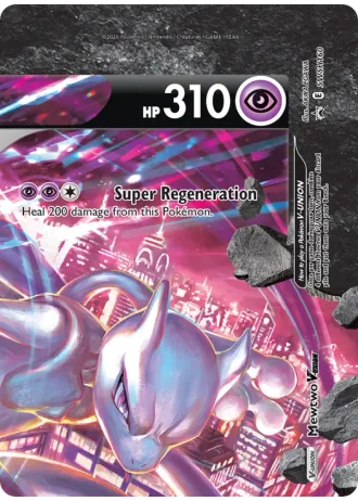 Mewtwo V UNION SWSH160 — Sword & Shield Promos