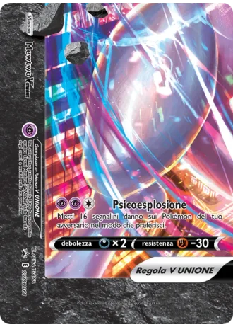Mewtwo V UNIONE SWSH161 — Spada e Scudo Promos