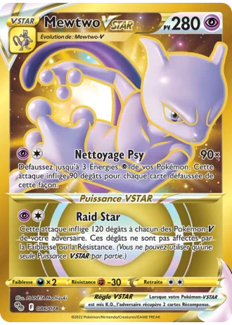 Mewtwo VSTAR #086/78 — Pokémon GO