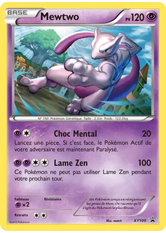 Mewtwo XY100 — XY Promos