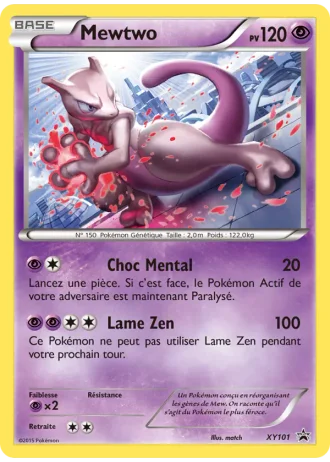 Mewtwo XY101 — XY Promos