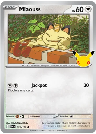 Miaouss #113/128 — 30e Anniversaire