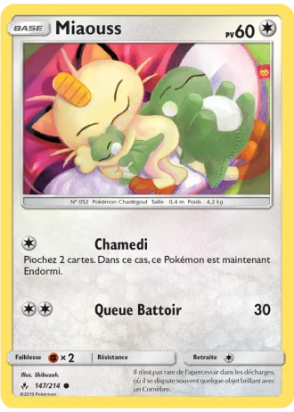 Miaouss #147/214 — Alliance Infaillible