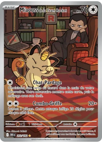 Miaouss de la Team Rocket #203/182 — Rivalités Destinées
