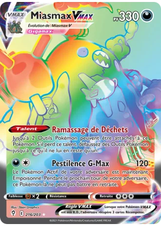 Miasmax VMAX #216/203 — Évolution Céleste