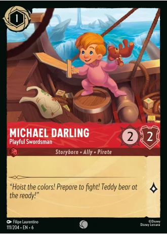 Michael Darling - Playful Swordsman #111/204 — Azurite Sea