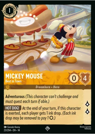 Mickey Mouse - Best in Town #23/257 — Hyperia City