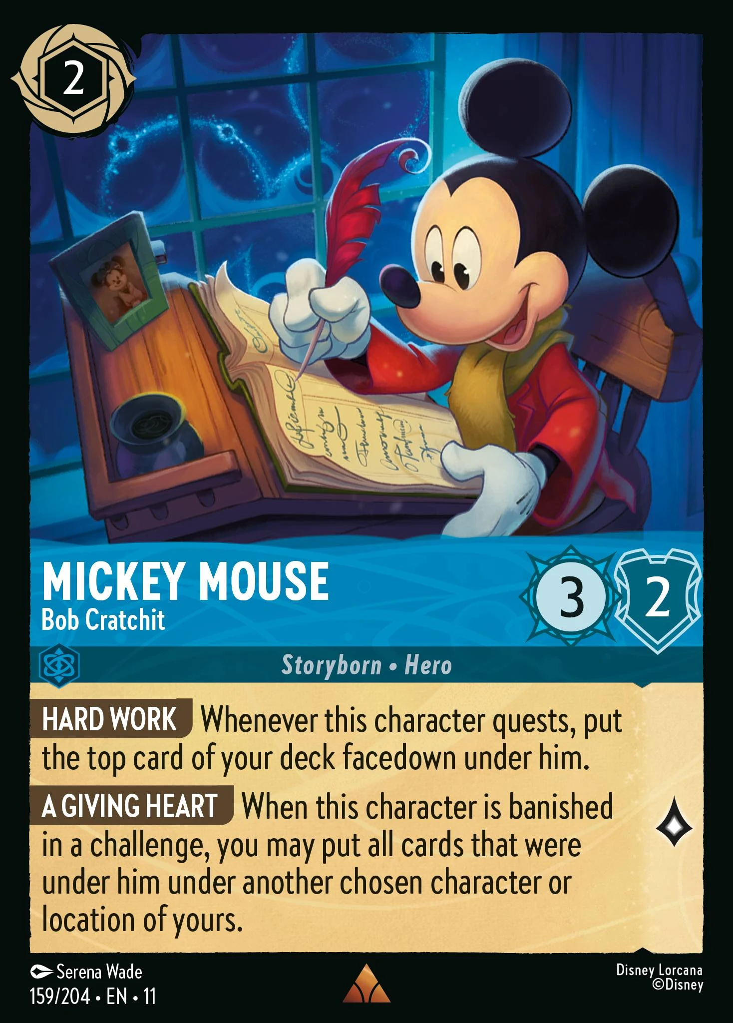 Mickey Mouse - Bob Cratchit #159/204 — Winterspell