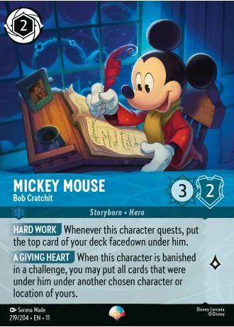 Mickey Mouse - Bob Cratchit #219/204 — Winterspell
