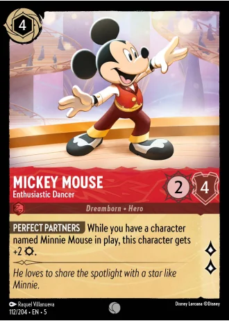 Mickey Mouse - Enthusiastic Dancer #112/204 — Shimmering Skies