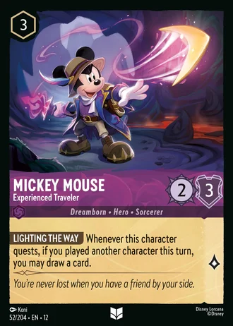 Mickey Mouse - Experienced Traveler #52/257 — Wilds Unknown