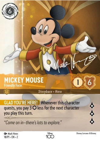 Mickey Mouse - Friendly Face #18/204 — Rise of the Floodborn