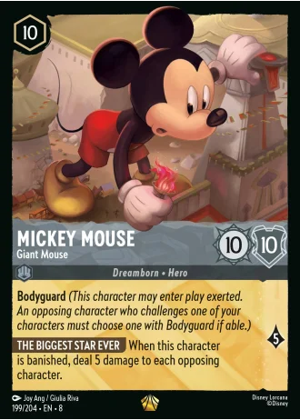 Mickey Mouse - Giant Mouse #199/204 — Reign of Jafar