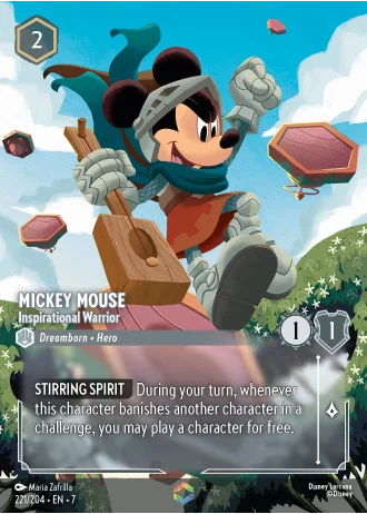 Mickey Mouse - Inspirational Warrior #221/204 — Archazia's Island