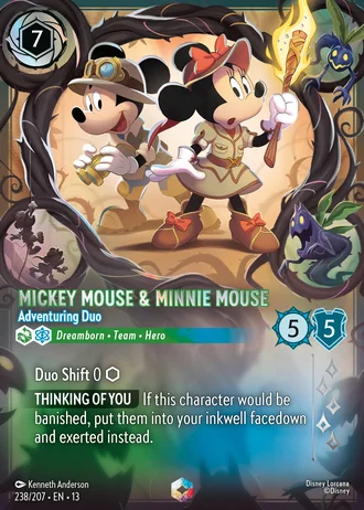 Mickey Mouse & Minnie Mouse - Adventuring Duo #238/261 — Attack of the Vine!