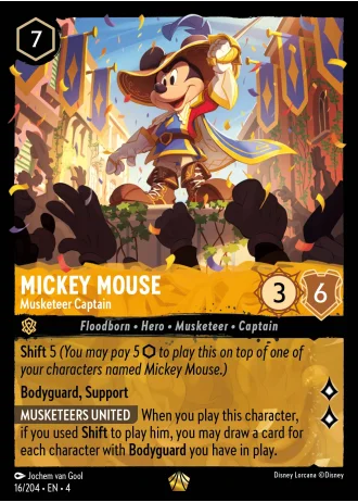 Mickey Mouse - Musketeer Captain #16/204 — Ursula's Return