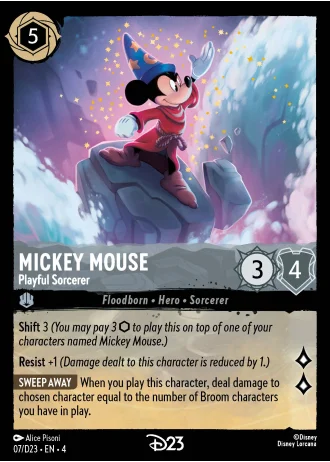 Mickey Mouse - Playful Sorcerer #7/204 — Ursula's Return