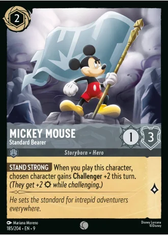 Mickey Mouse - Standard Bearer #185/204 — Fabled