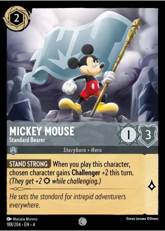 Mickey Mouse - Standard Bearer #188/204 — Ursula's Return