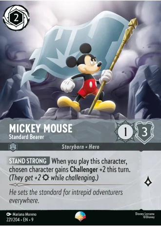 Mickey Mouse - Standard Bearer #221/204 — Fabled