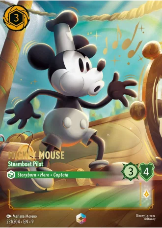 Mickey Mouse - Steamboat Pilot #231/204 — Fabled