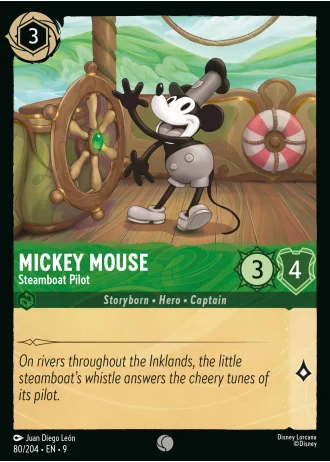 Mickey Mouse - Steamboat Pilot #80/204 — Fabled