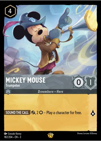 Mickey Mouse - Trumpeter #182/204 — Into the Inklands