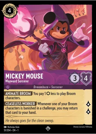 Mickey Mouse - Wayward Sorcerer #51/204 — The First Chapter