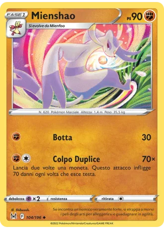 Mienshao #104 — Origine Perduta