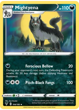 Mightyena #104/185 — Vivid Voltage