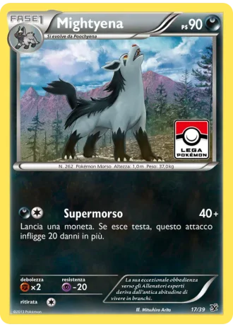 Mightyena #17/39 — Benvenuti a Kalos