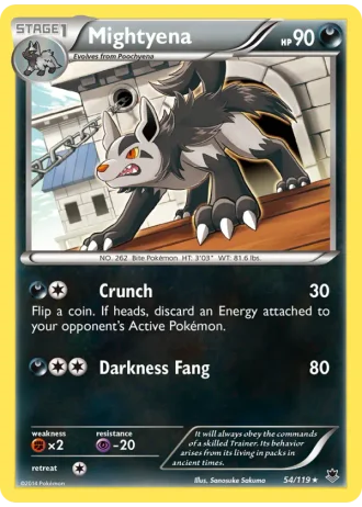 Mightyena #54/119 — Phantom Forces
